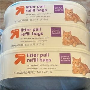 Target Up & Up White Litter Pail Refill Bags